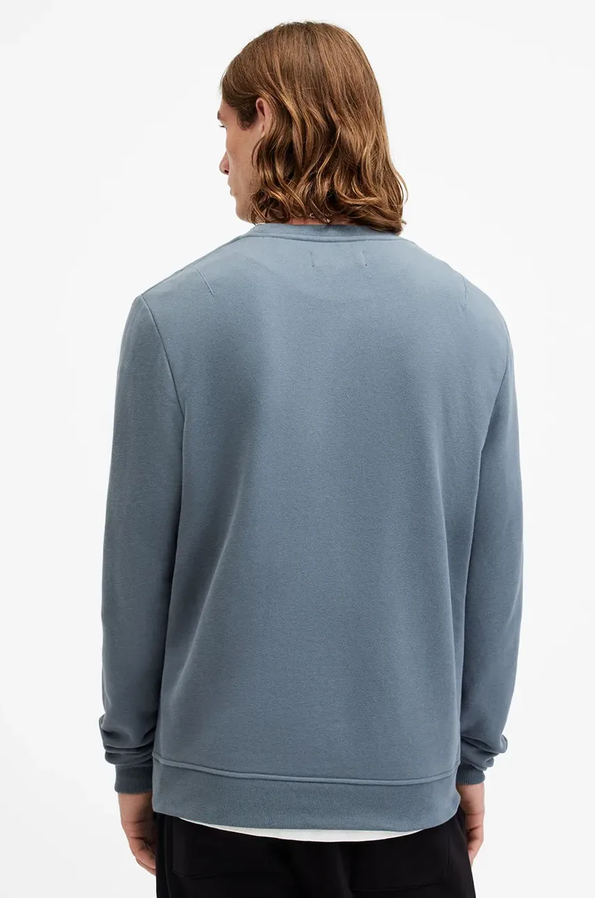 Хлопковая кофта AllSaints RAVEN CREW мужская однотонная M037NB Хлопковая кофта AllSaints RAVEN CREW мужская однотонная M037NB