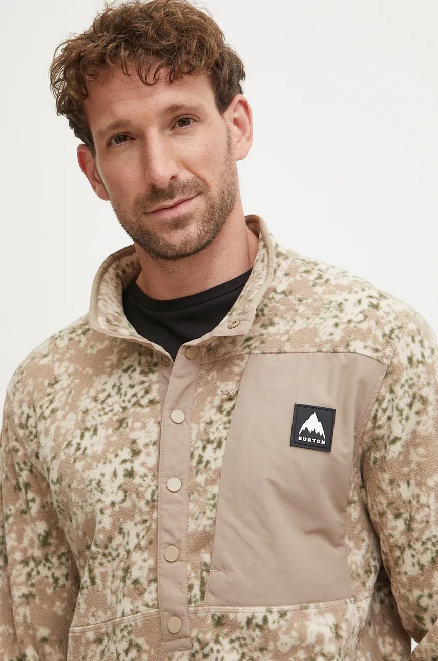 Μπλούζα Burton χρώμα: μπεζ, 238381 φωτογραφία