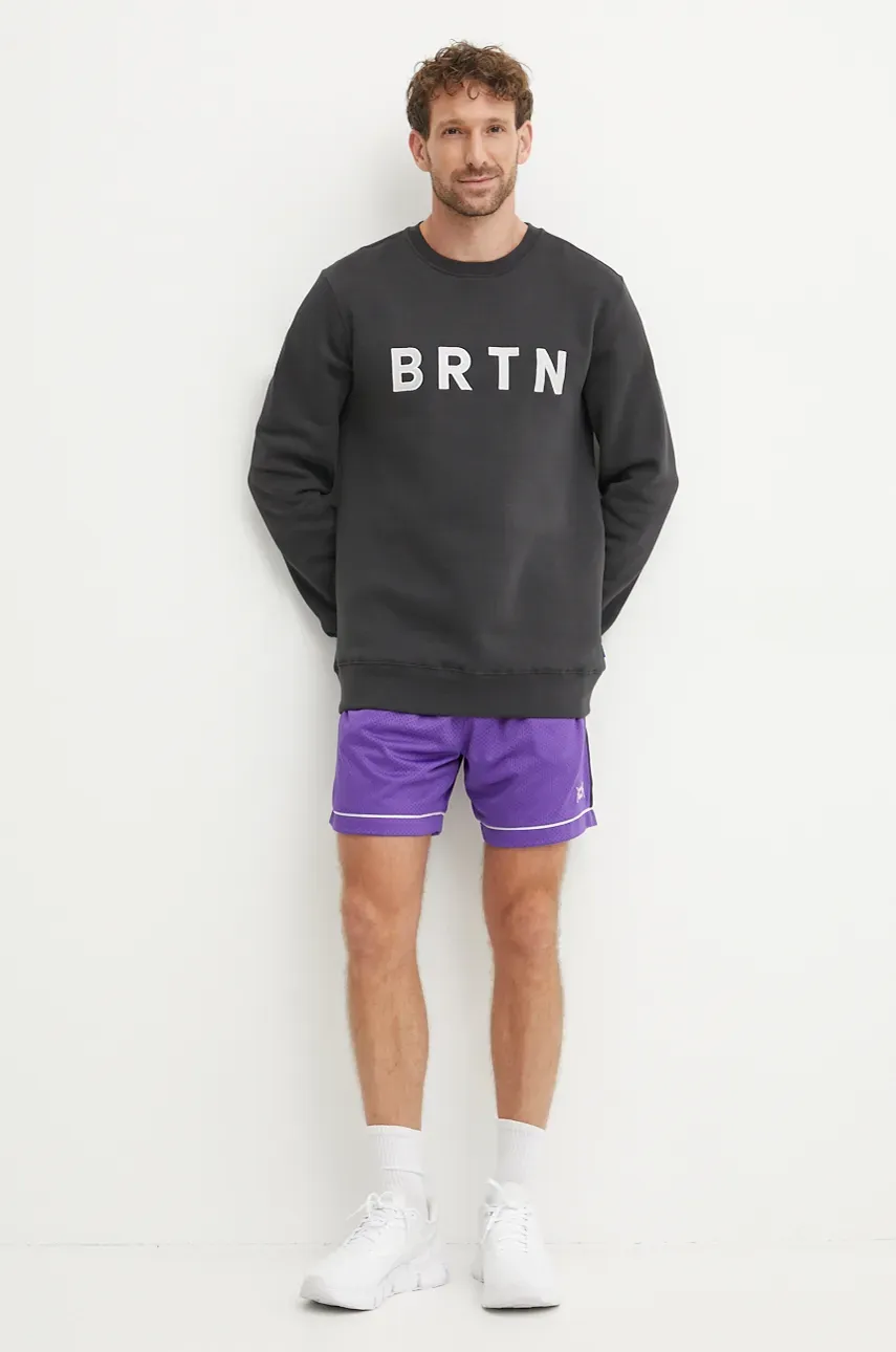 Кофта Burton мужская цвет чёрный с аппликацией 137171 Кофта Burton мужская цвет чёрный с аппликацией 137171