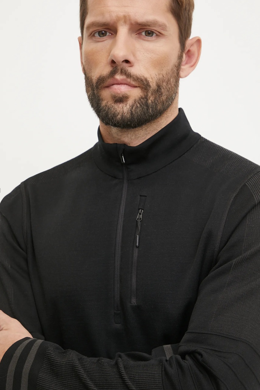 Αθλητική μπλούζα Smartwool χρώμα: μαύρο, SW002439 φωτογραφία