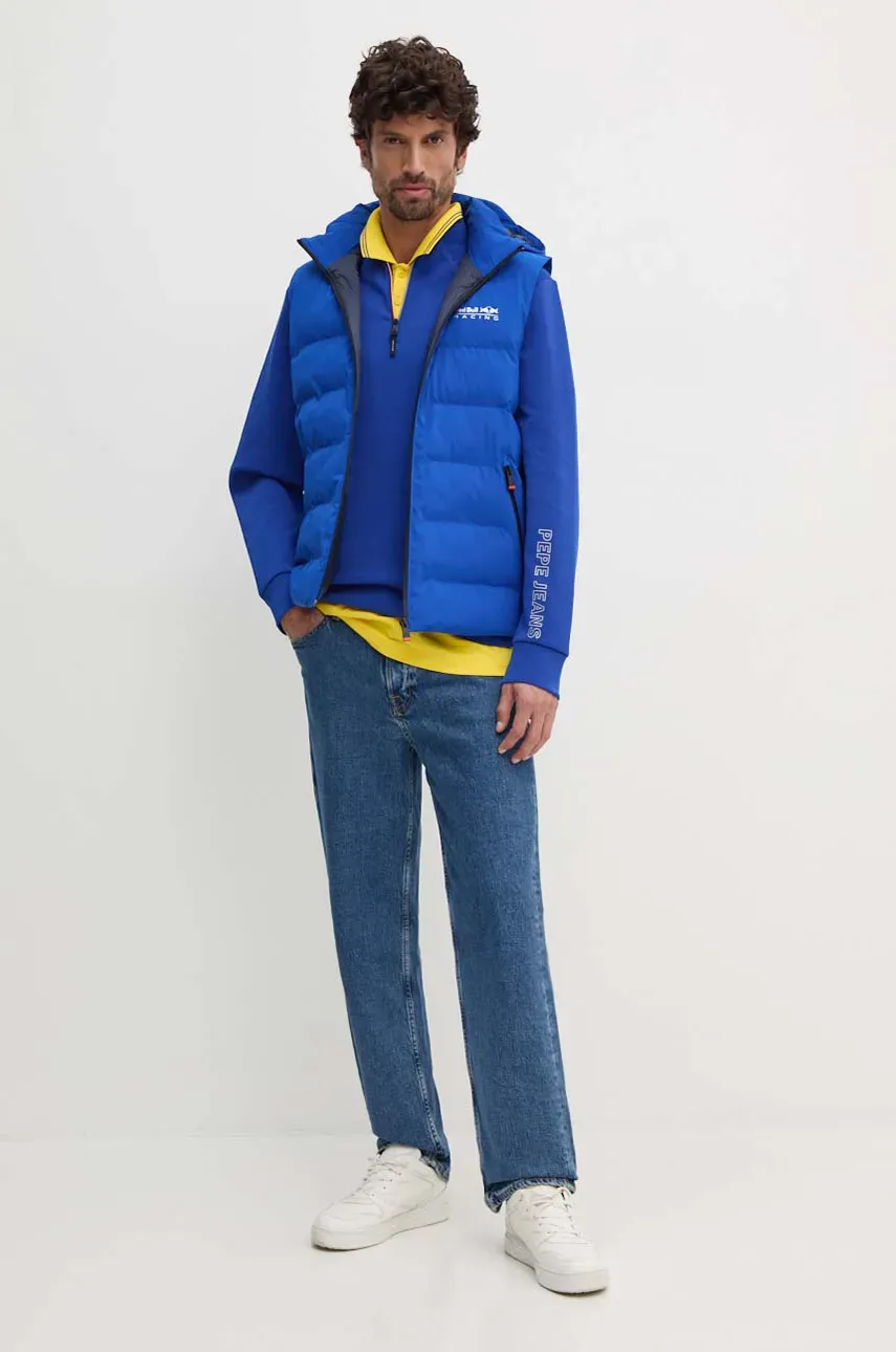 Кофта Red Bull Racing x Pepe Jeans Red Bull Racing x Pepe Jeans мужская с принтом RM580001 Кофта Red Bull Racing x Pepe Jeans Red Bull Racing x Pepe Jeans мужская с принтом RM580001