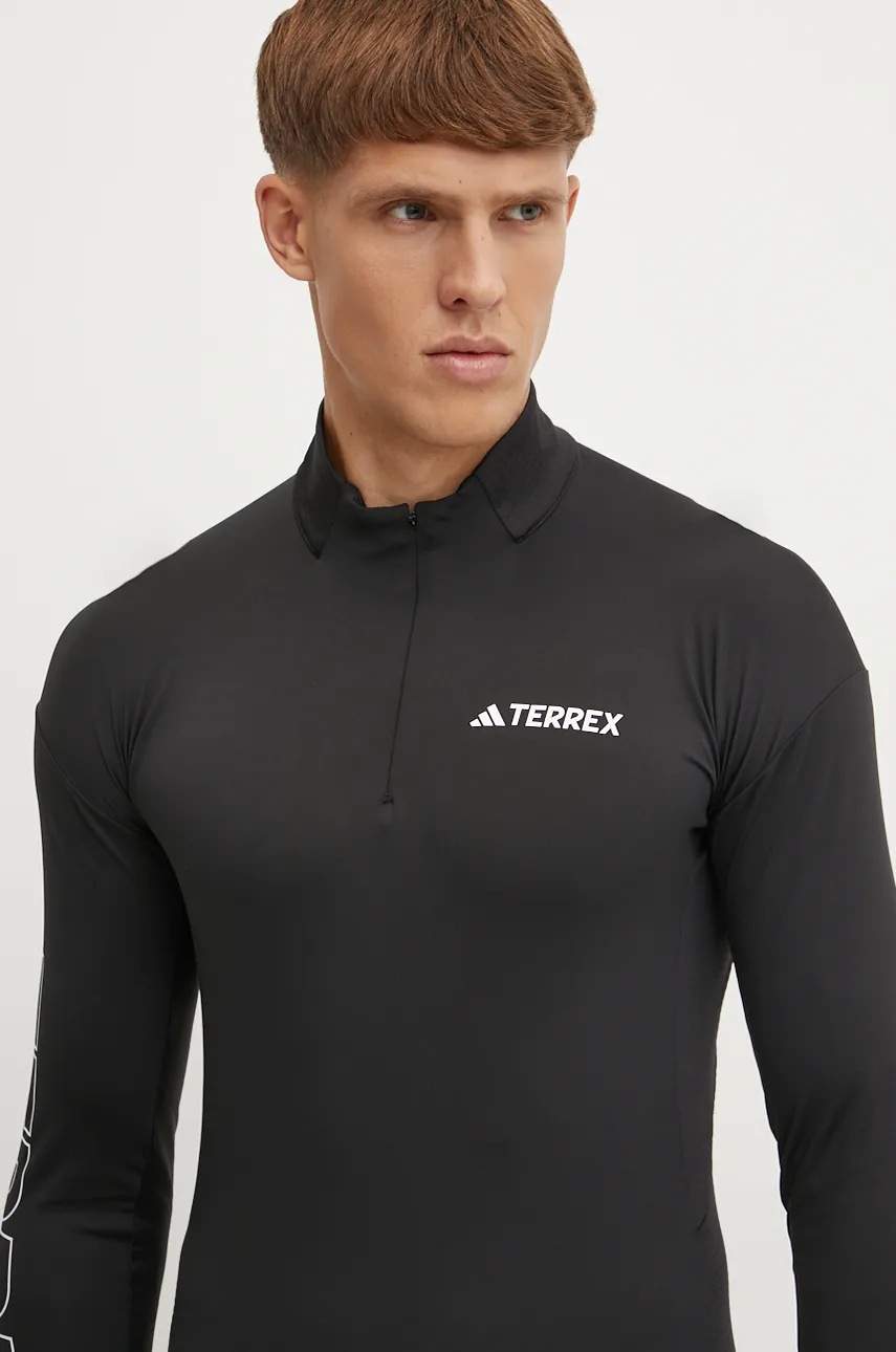 Αθλητική μπλούζα adidas TERREX Xperior χρώμα: μαύρο, HZ6252 φωτογραφία