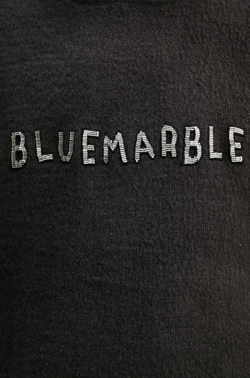 Πουλόβερ BLUEMARBLE χρώμα: καφέ, HO10.KN19B24 φωτογραφία