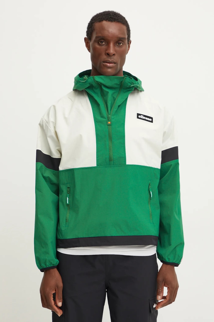 Ellesse geaca VENTURO barbati, culoarea verde, de tranzitie, SHX20982