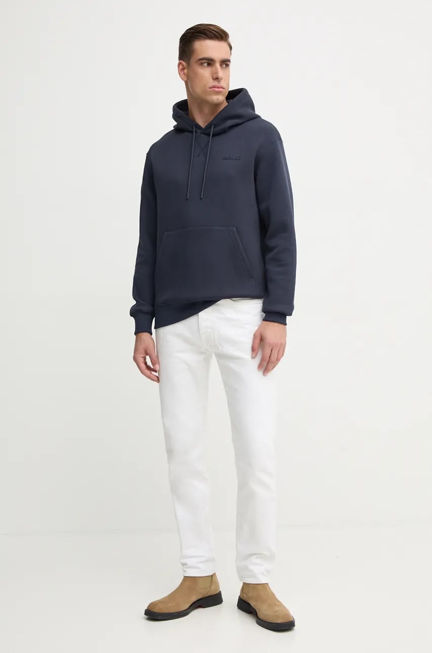 Кофта MACKAGE мужская цвет синий с капюшоном однотонная KRYSTIAN Кофта MACKAGE мужская цвет синий с капюшоном однотонная KRYSTIAN