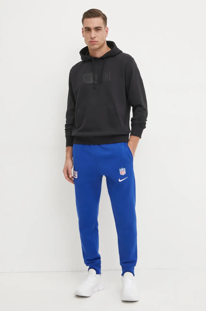 Кофта Nike Dallas Cowboys мужская цвет чёрный с капюшоном с аппликацией 01D1-00A-7RD-RS5 Кофта Nike Dallas Cowboys мужская цвет чёрный с капюшоном с аппликацией 01D1-00A-7RD-RS5