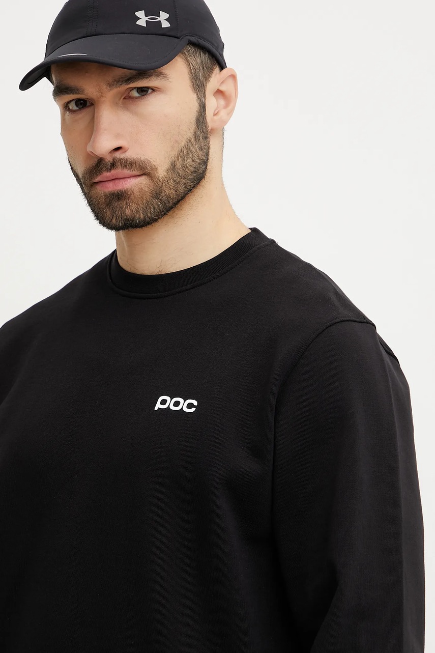 Βαμβακερή μπλούζα POC χρώμα: μαύρο, 61651 φωτογραφία
