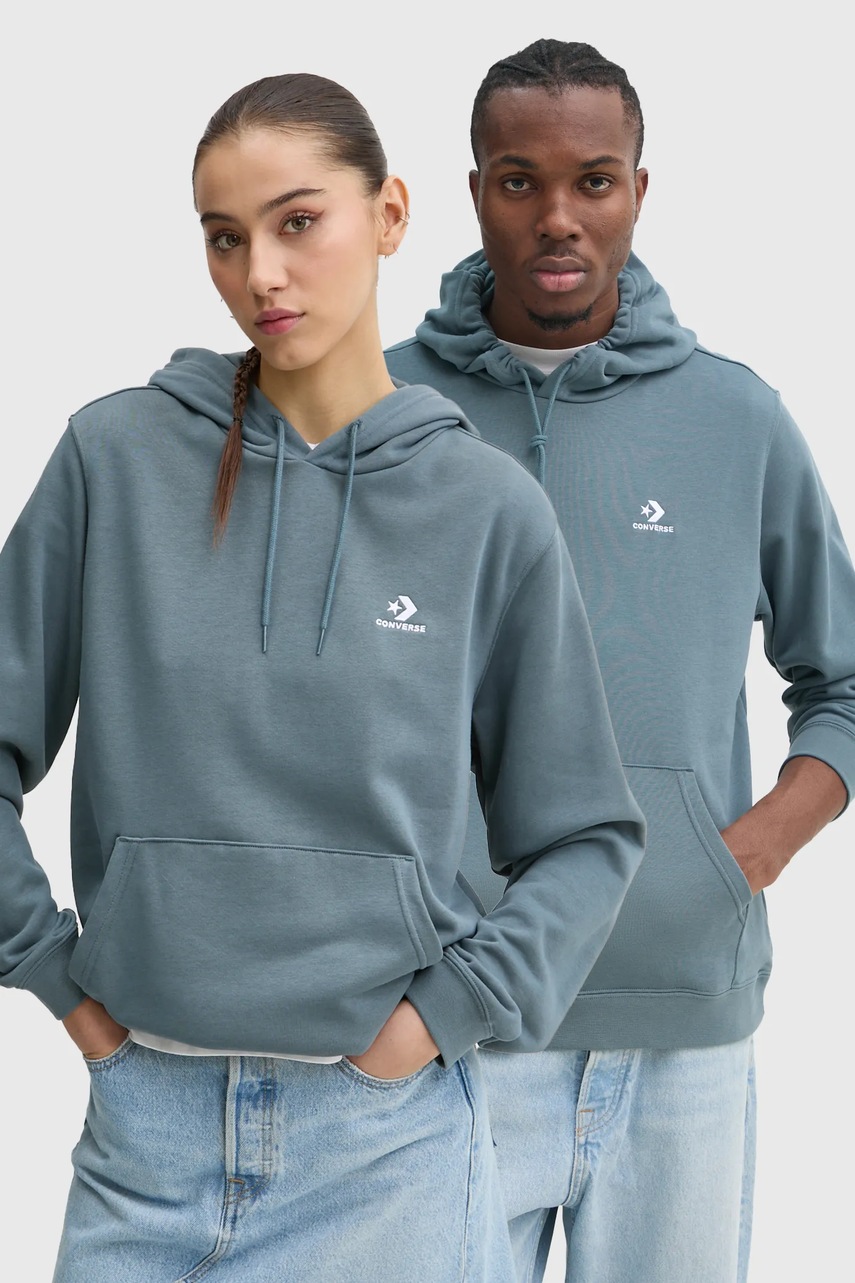Converse bluza cu glugă, neted, 10023874-A41