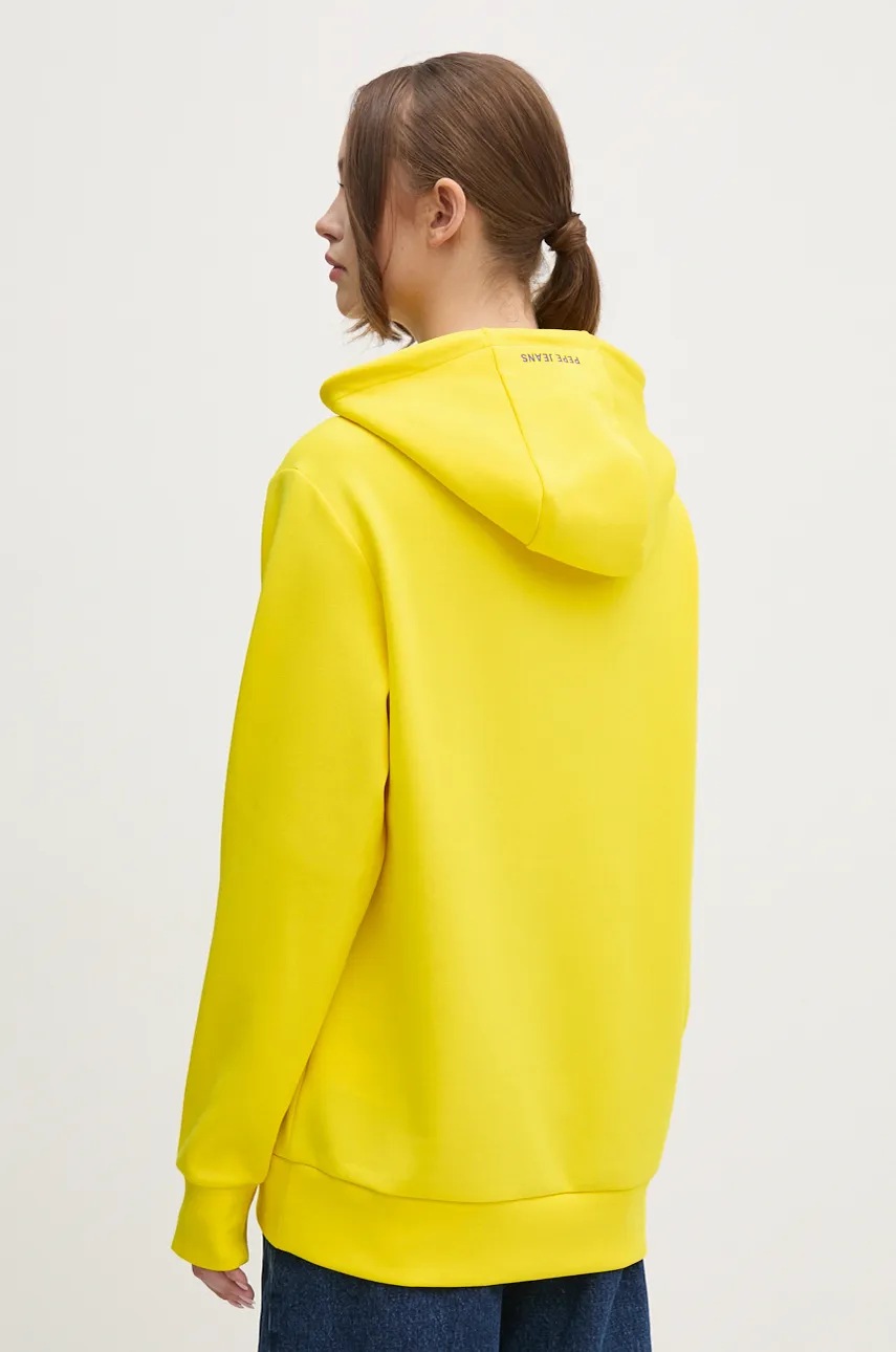 Μπλούζα Red Bull Racing x Pepe Jeans χρώμα: κίτρινο, με κουκούλα, RU580001 φωτογραφία