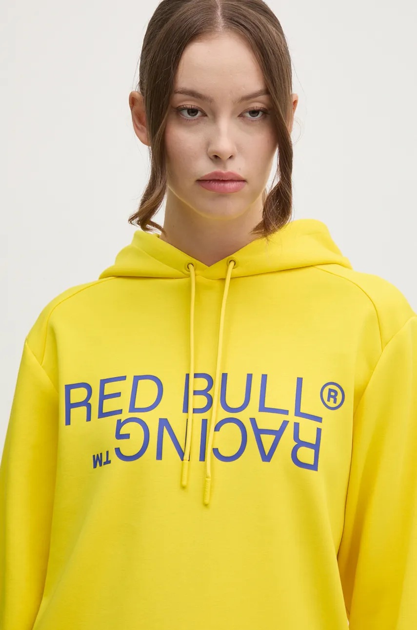 Μπλούζα Red Bull Racing x Pepe Jeans χρώμα: κίτρινο, με κουκούλα, RU580001 φωτογραφία