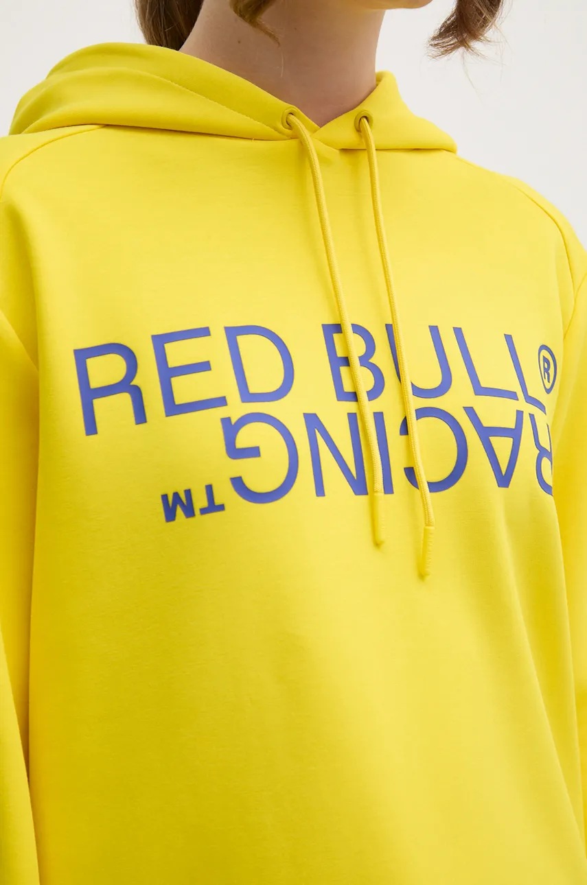 Μπλούζα Red Bull Racing x Pepe Jeans χρώμα: κίτρινο, με κουκούλα, RU580001 φωτογραφία