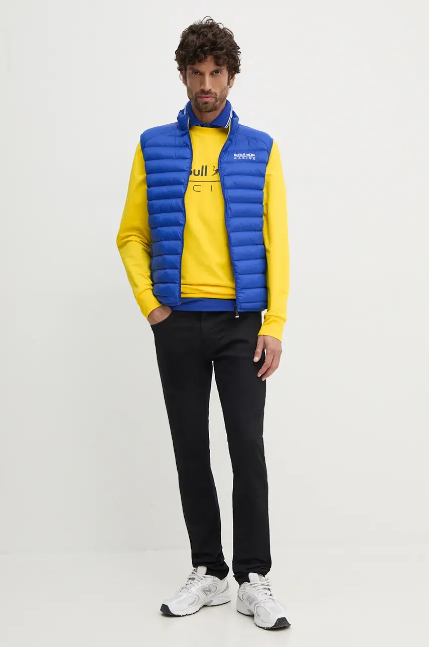 Кофта Red Bull Racing x Pepe Jeans Red Bull Racing x Pepe Jeans цвет жёлтый с принтом RU580002 Кофта Red Bull Racing x Pepe Jeans Red Bull Racing x Pepe Jeans цвет жёлтый с принтом RU580002