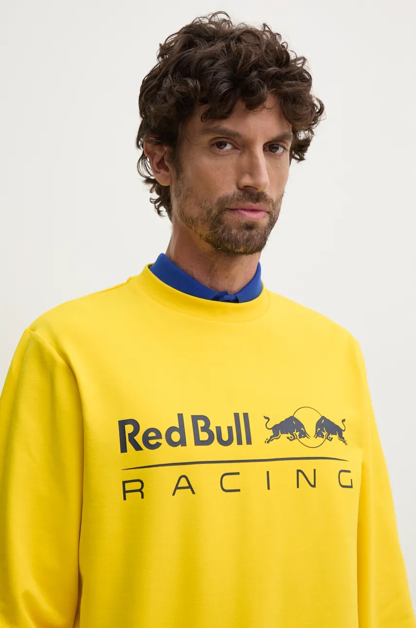 Μπλούζα Red Bull Racing x Pepe Jeans χρώμα: κίτρινο, RU580002 φωτογραφία