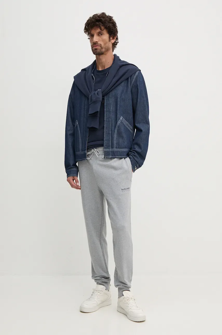 Кофта Red Bull Racing x Pepe Jeans Red Bull Racing x Pepe Jeans цвет синий с принтом RU580002 Кофта Red Bull Racing x Pepe Jeans Red Bull Racing x Pepe Jeans цвет синий с принтом RU580002