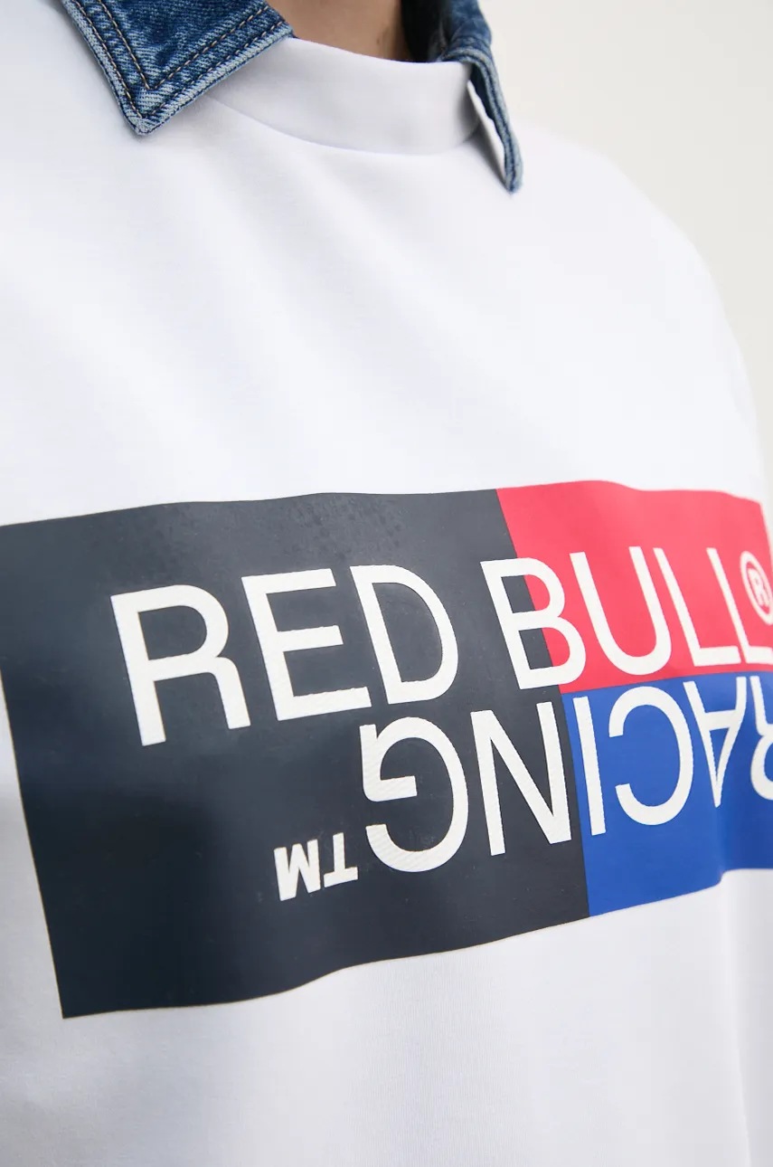 Μπλούζα Red Bull Racing x Pepe Jeans χρώμα: άσπρο, RU580007 φωτογραφία