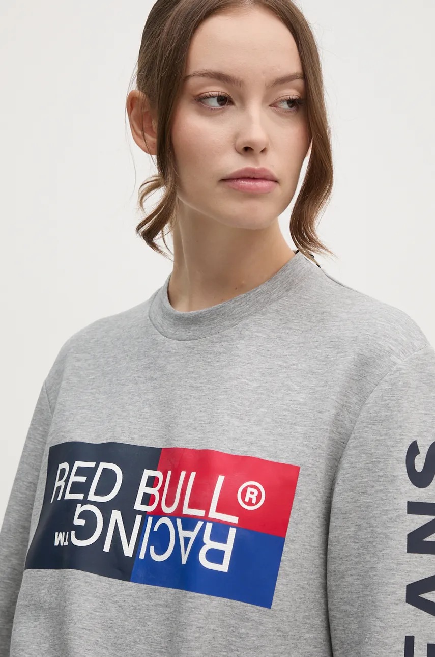 Μπλούζα Red Bull Racing x Pepe Jeans χρώμα: γκρι, RU580007 φωτογραφία