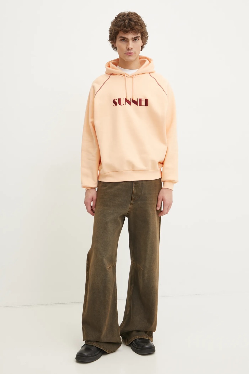 Βαμβακερή μπλούζα Sunnei φωτογραφία