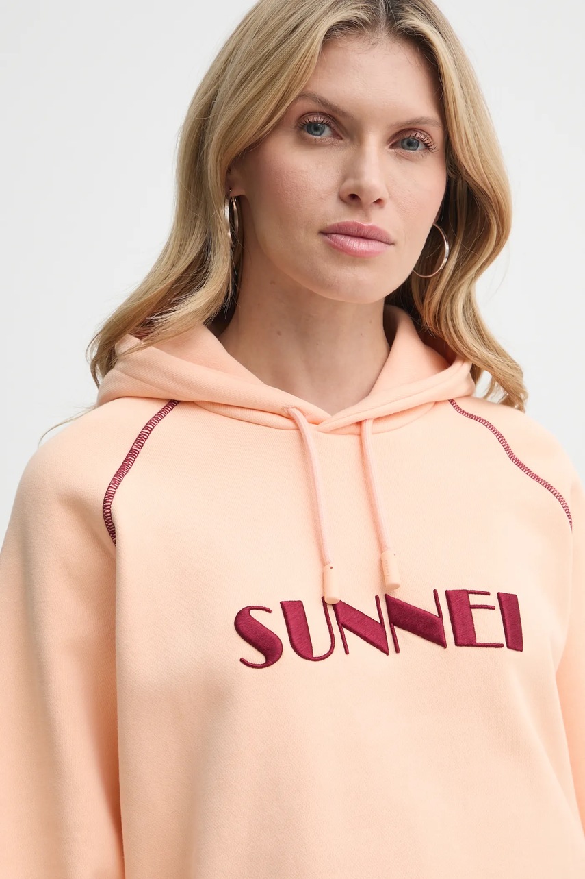 Βαμβακερή μπλούζα Sunnei φωτογραφία