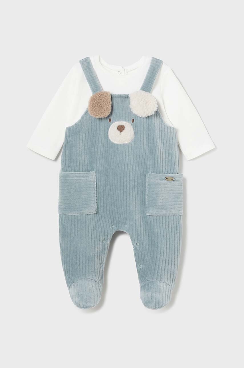 

Бебешки ританки Mayoral Newborn 2617, Тюркоазен