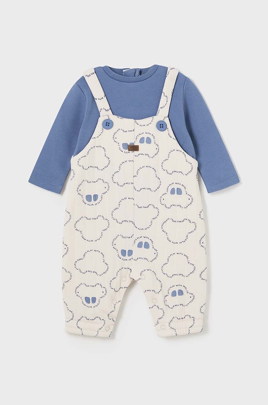 

Бебешки къс гащеризон Mayoral Newborn 2619, Тъмносин