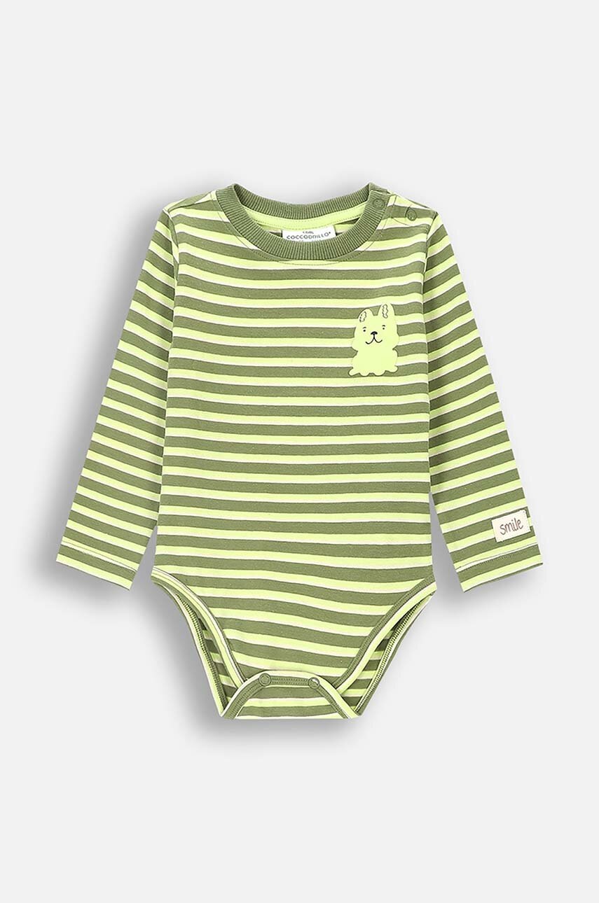 

Бебешко боди Coccodrillo SMILE BOY NEWBORN, Зелен