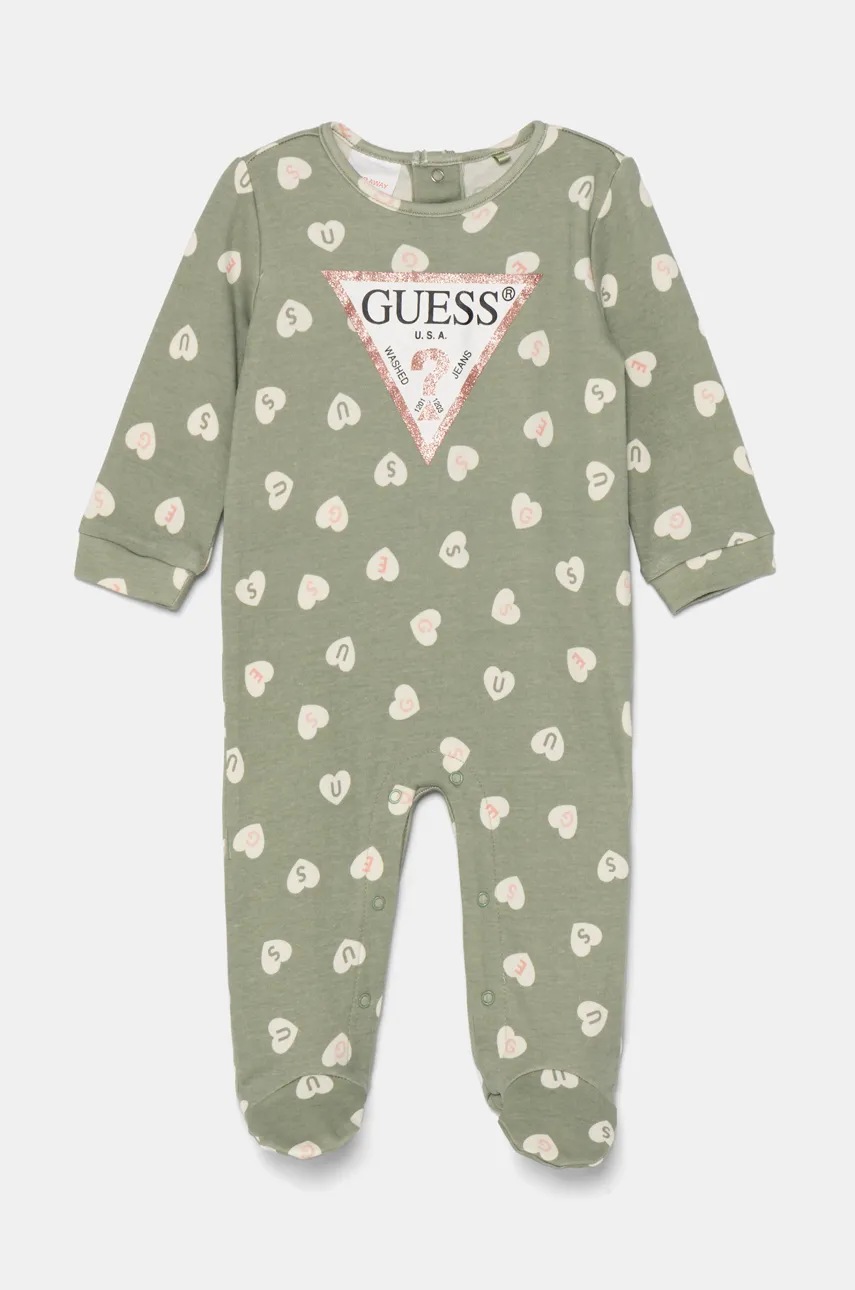 

Бебешки памучни ританки Guess S4BG01 KA6W4, Зелен