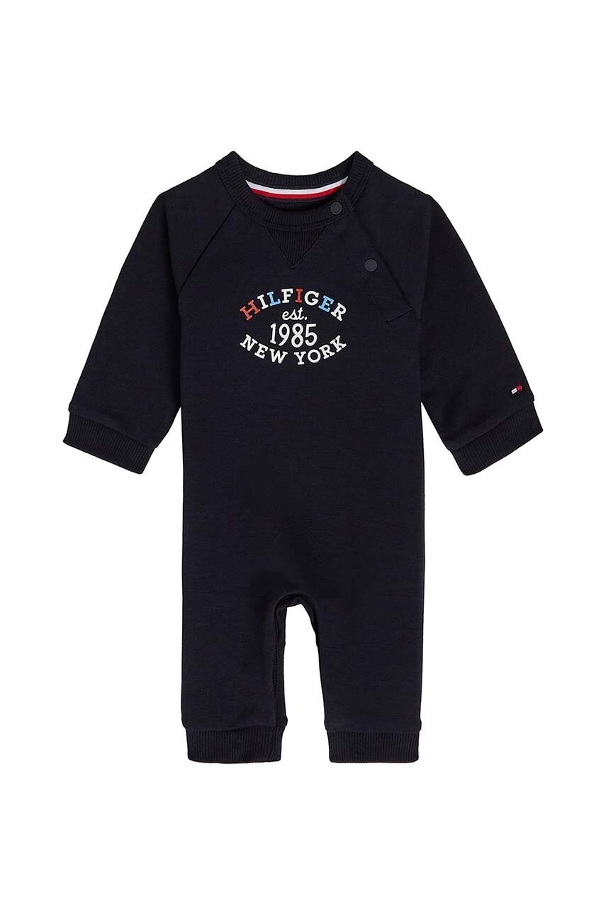 

Бебешки къс гащеризон Tommy Hilfiger KN0KN01860, Тъмносин
