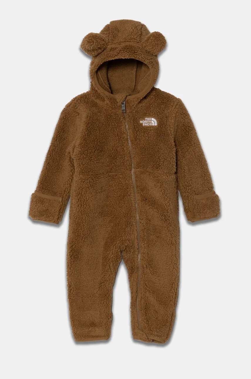 The North Face combinezon bebe BABCAMPSHIRE ONE PIECE culoarea bej, NF0A88VX1731