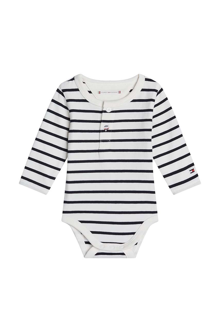 

Бебешко боди Tommy Hilfiger KN0KN01925, Черен