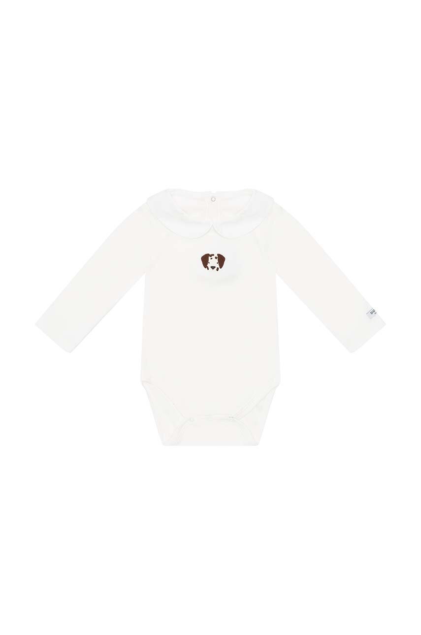 Детское боди из хлопка Donsje Davo Bodysuit Dalmatian 3030105