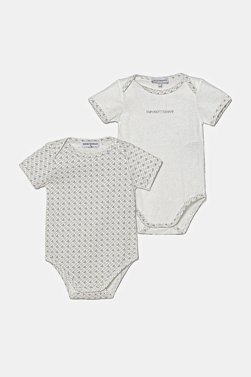 Emporio Armani body din bumbac pentru bebelusi 2-pack EY000010 AF10913