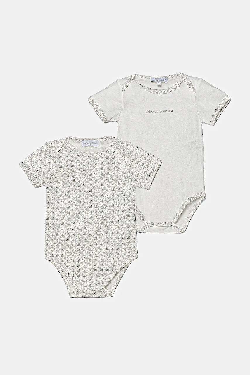 Emporio Armani body din bumbac pentru bebelusi 2-pack EY000010 AF10913