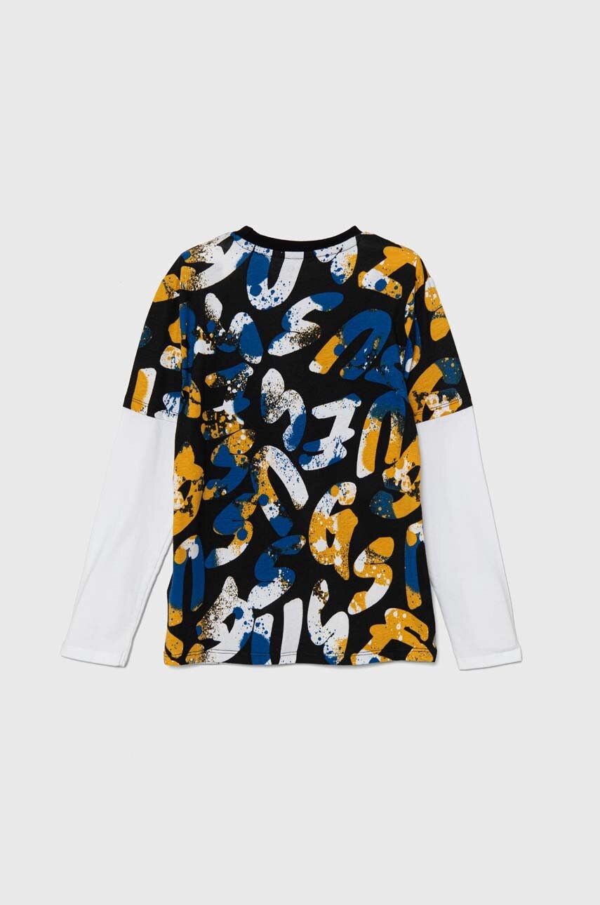 Хлопковый детский лонгслив Guess цвет синий узорный L4YI05 K8HM3 в Днепре Хлопковый детский лонгслив Guess цвет синий узорный L4YI05 K8HM3 в Днепре