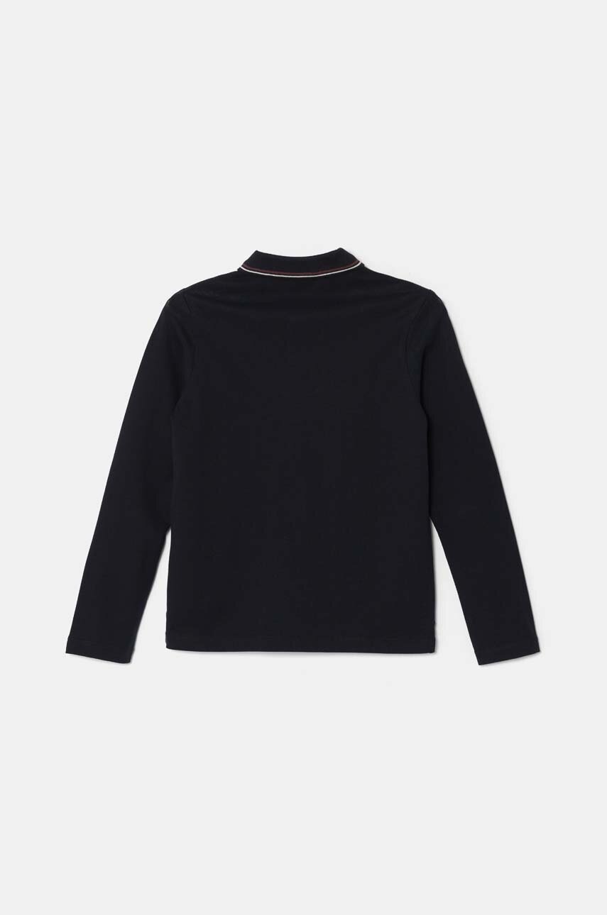 Детский лонгслив Emporio Armani цвет синий однотонный 8N4FB5 1JPTZ