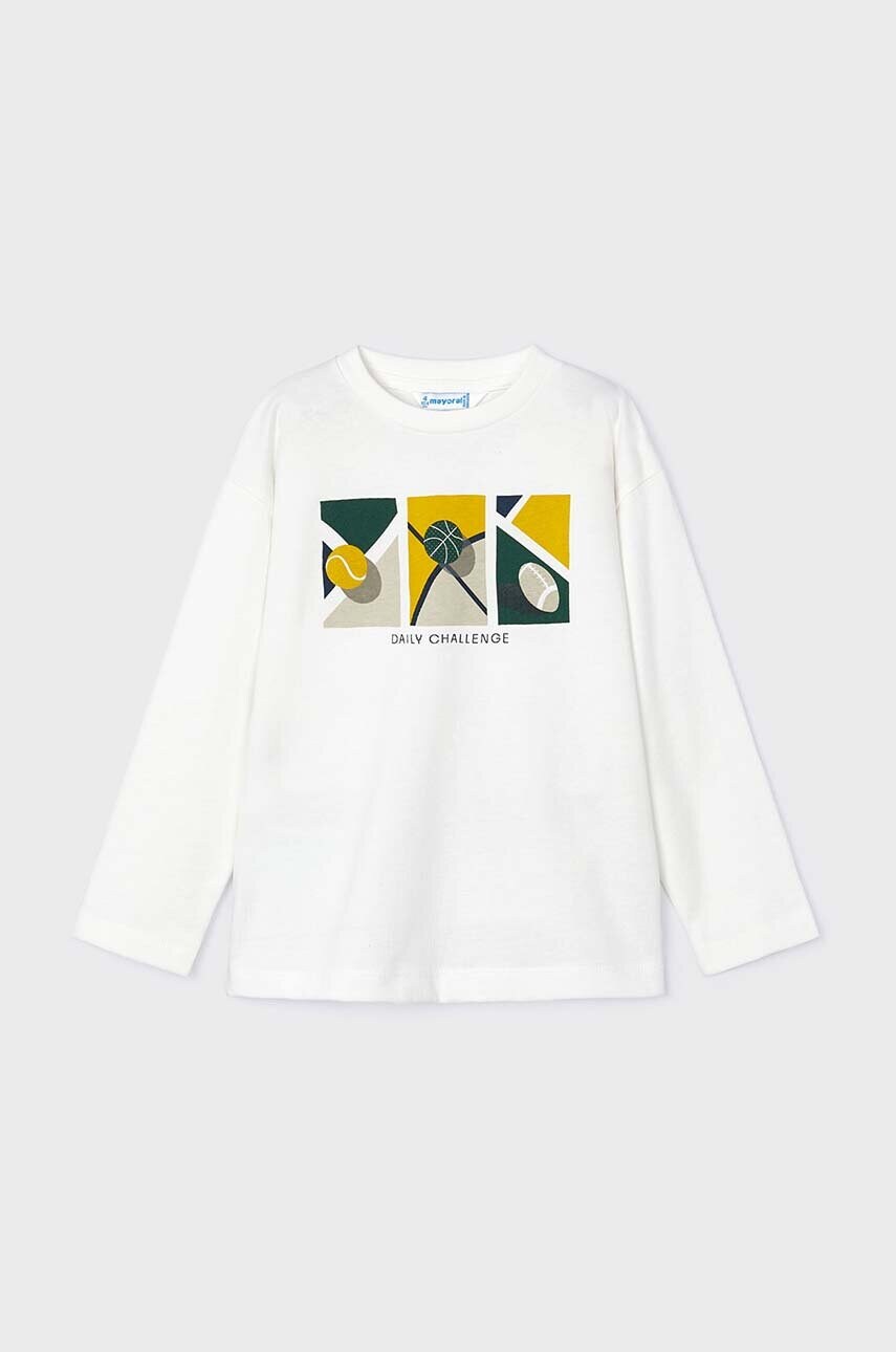 Mayoral longsleeve din bumbac pentru copii cu imprimeu, 4043