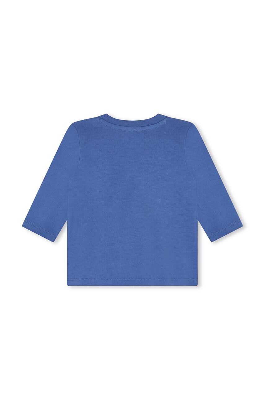 Дитячий бавовняний лонгслів Kenzo Kids з принтом K60518