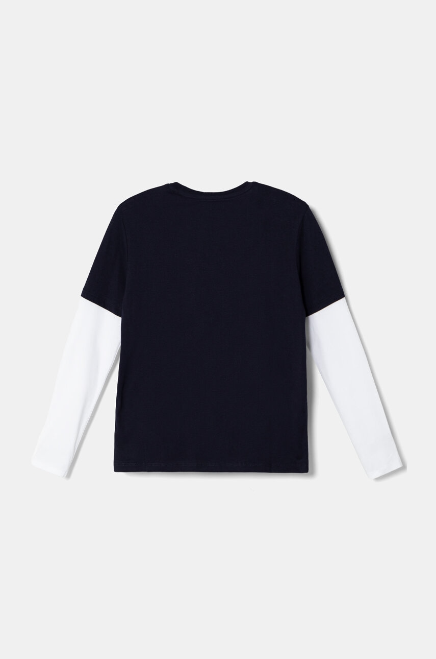 Хлопковый детский лонгслив Guess Хлопковый детский лонгслив Guess