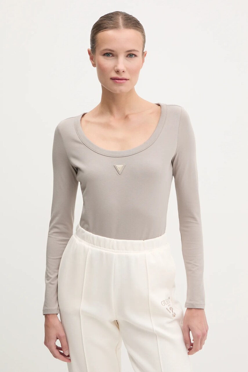 Levně Body Guess COLETTE dámské, béžová barva, V4YP07 J1314