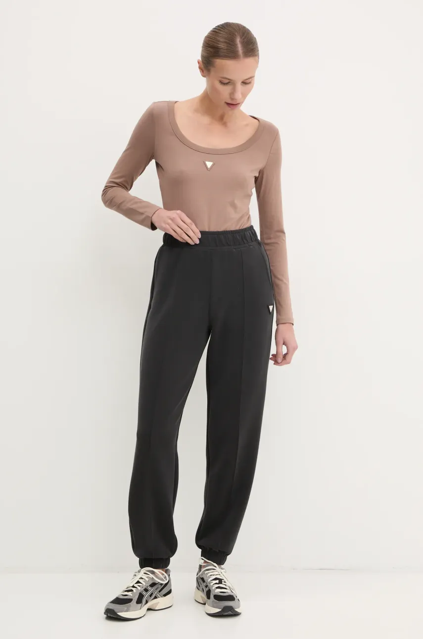 Боди Guess COLETTE женское цвет коричневый V4YP07 J1314 Боди Guess COLETTE женское цвет коричневый V4YP07 J1314