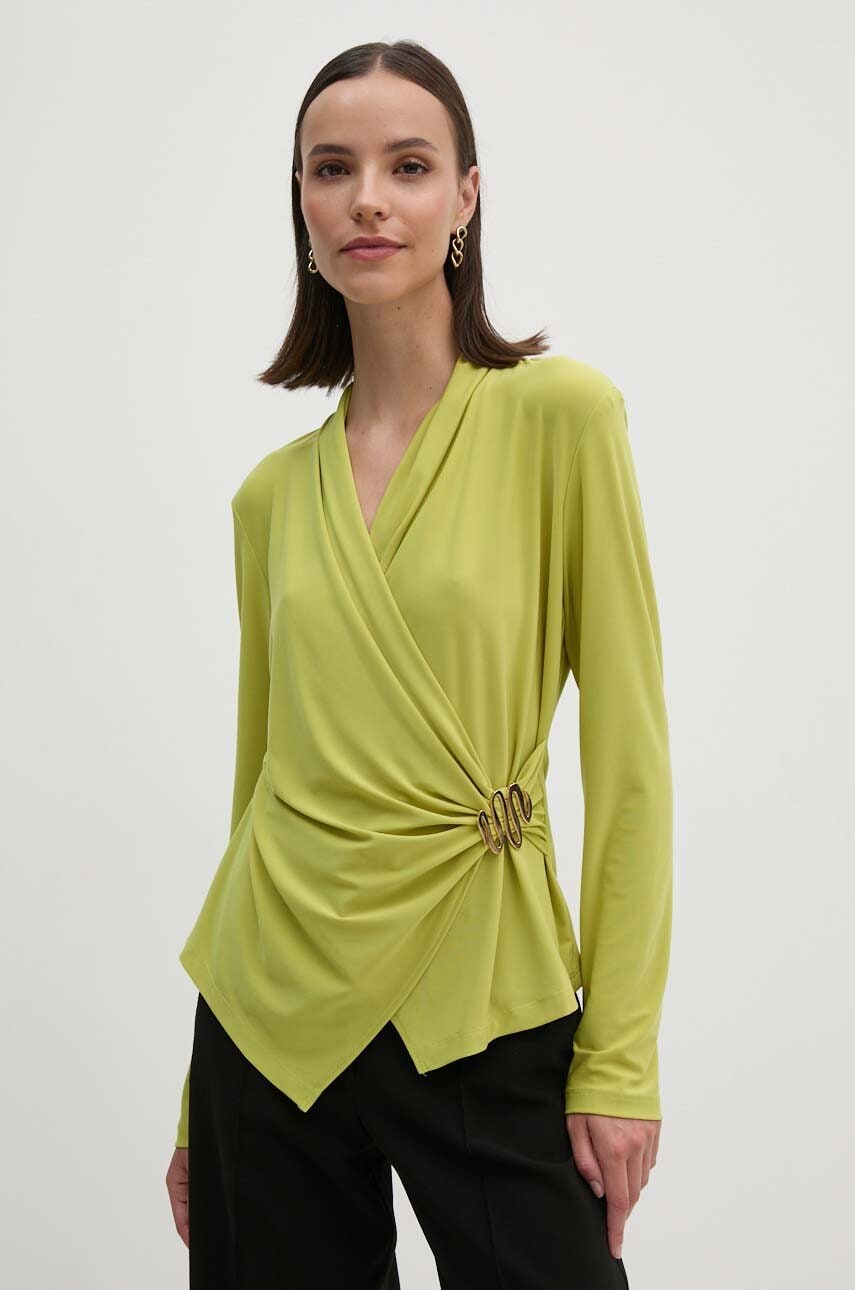 Joseph Ribkoff bluza femei, culoarea verde, cu imprimeu, 243152 Joseph Ribkoff bluza femei, culoarea verde, cu imprimeu, 243152