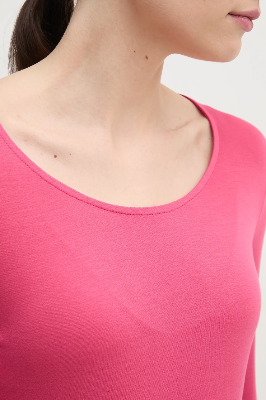 Μπλουζάκι United Colors of Benetton χρώμα: ροζ, 3Z12D1080 φωτογραφία