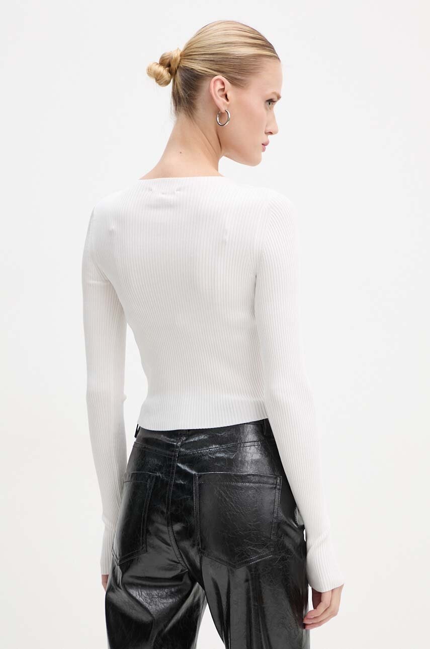 Longsleeve Diesel M-ALEA χρώμα: άσπρο, A14314.0KMAT φωτογραφία