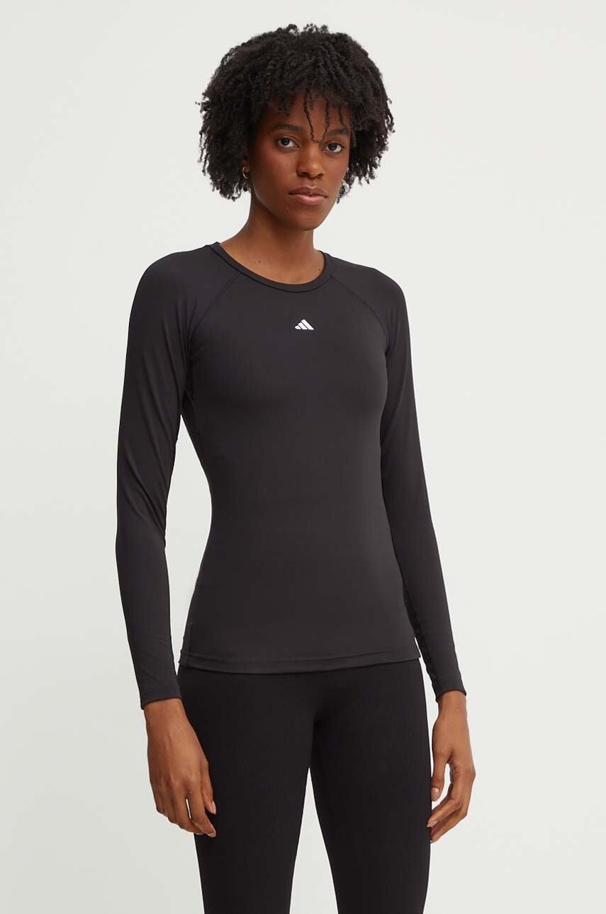 adidas Performance longsleeve de antrenament Techfit culoarea negru, IK7918 adidas Performance longsleeve de antrenament Techfit culoarea negru, IK7918