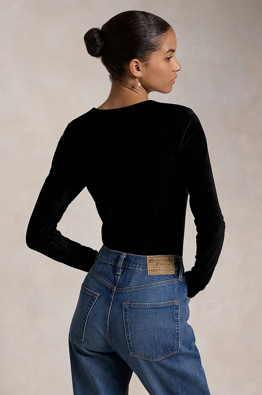 Боди Polo Ralph Lauren женские цвет чёрный 211947942 Боди Polo Ralph Lauren женские цвет чёрный 211947942