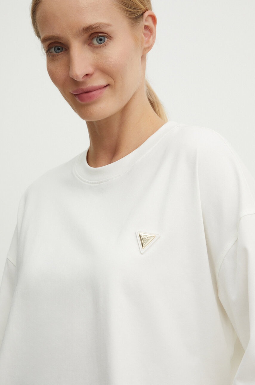 

Блуза с дълги ръкави Guess COLETTE в бежово V4BI20 J1314, Бежов
