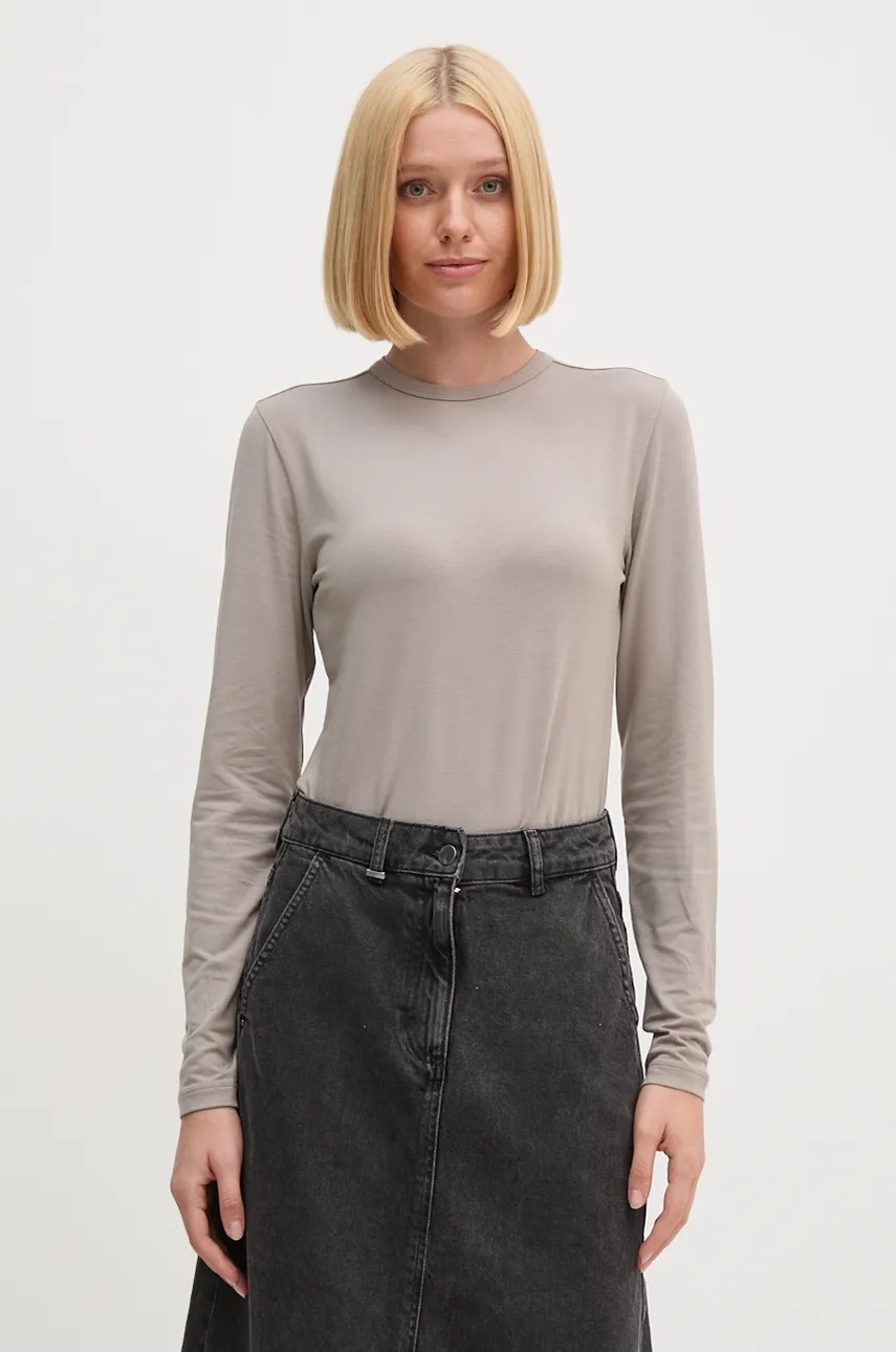 

Блуза с дълги ръкави Calvin Klein в бежово K20K207745, Бежов