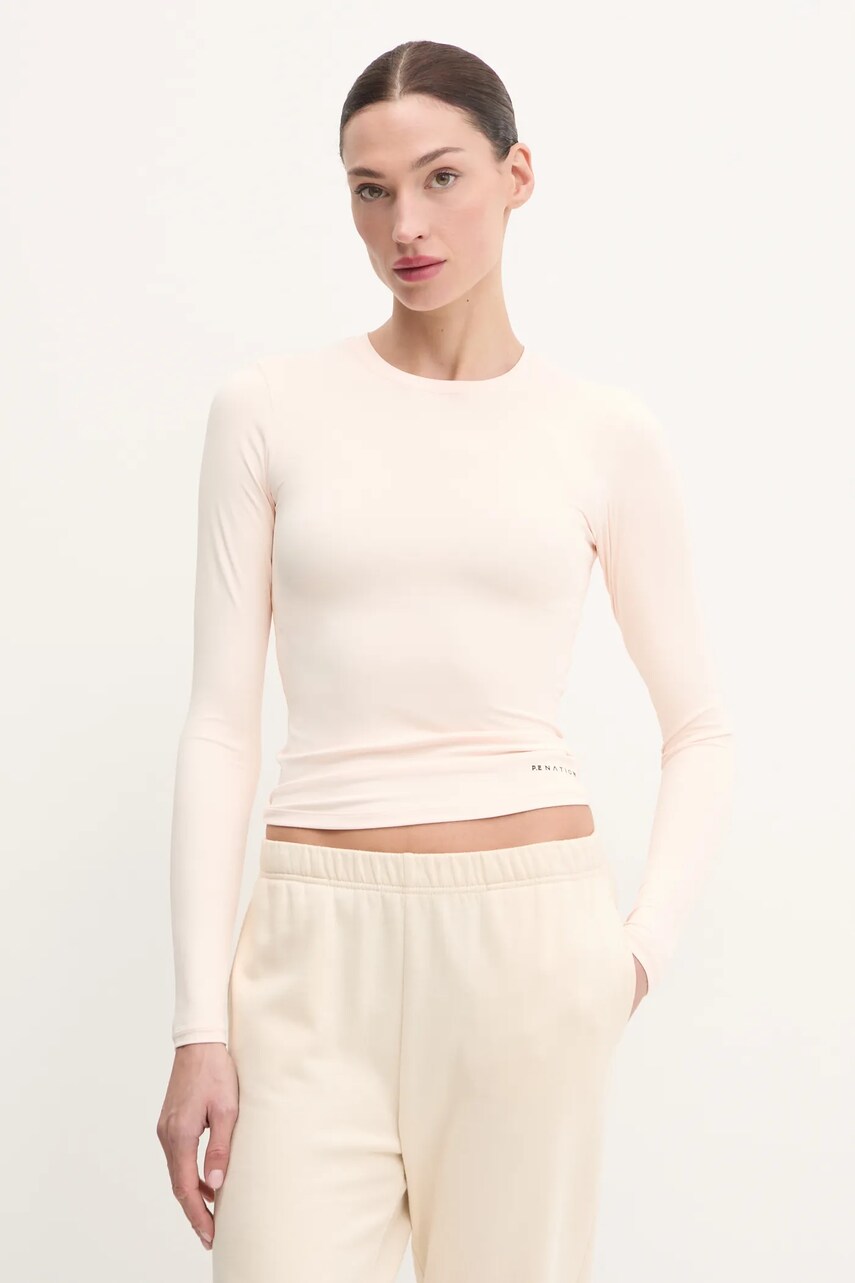 P.E Nation longsleeve Foundation LS femei, culoarea roz, 243L265