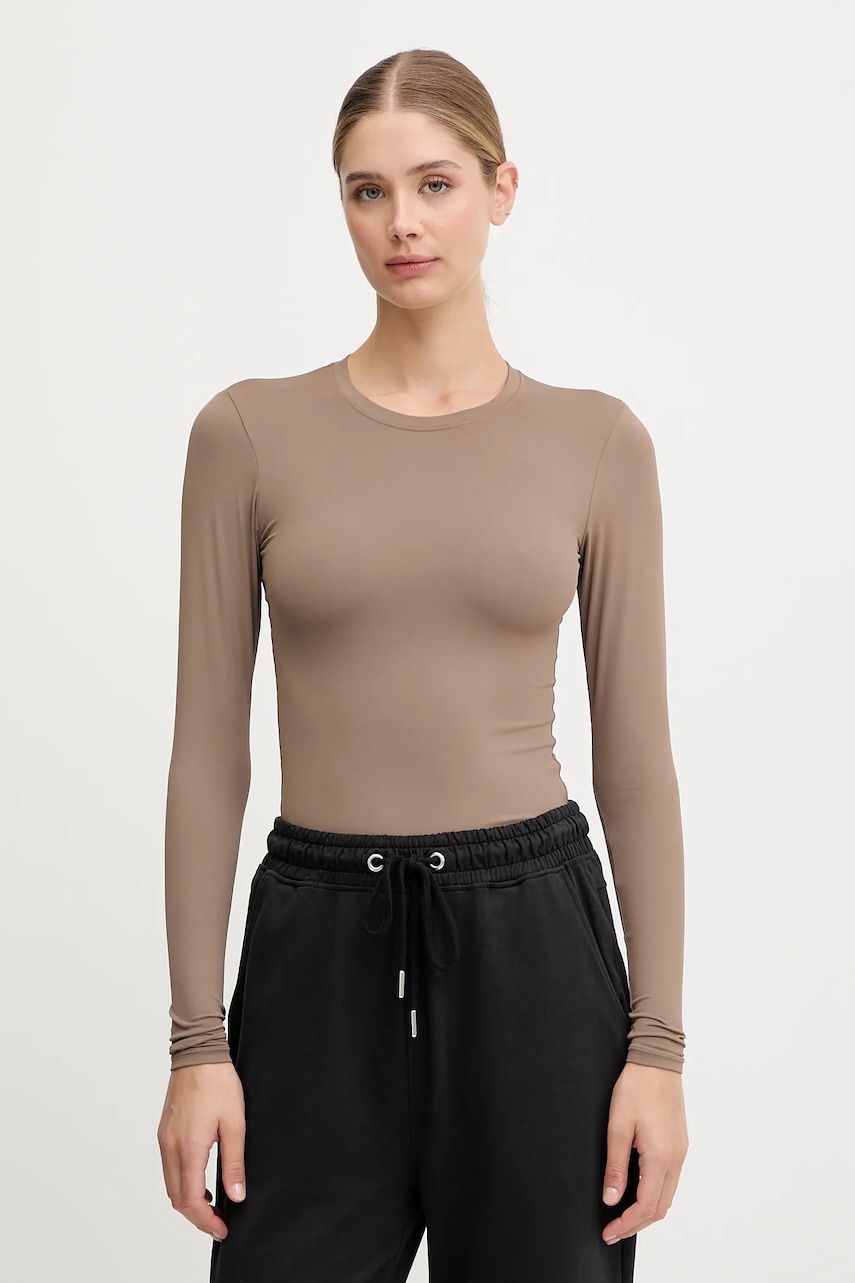 P.E Nation longsleeve Foundation LS culoarea gri, 243L265
