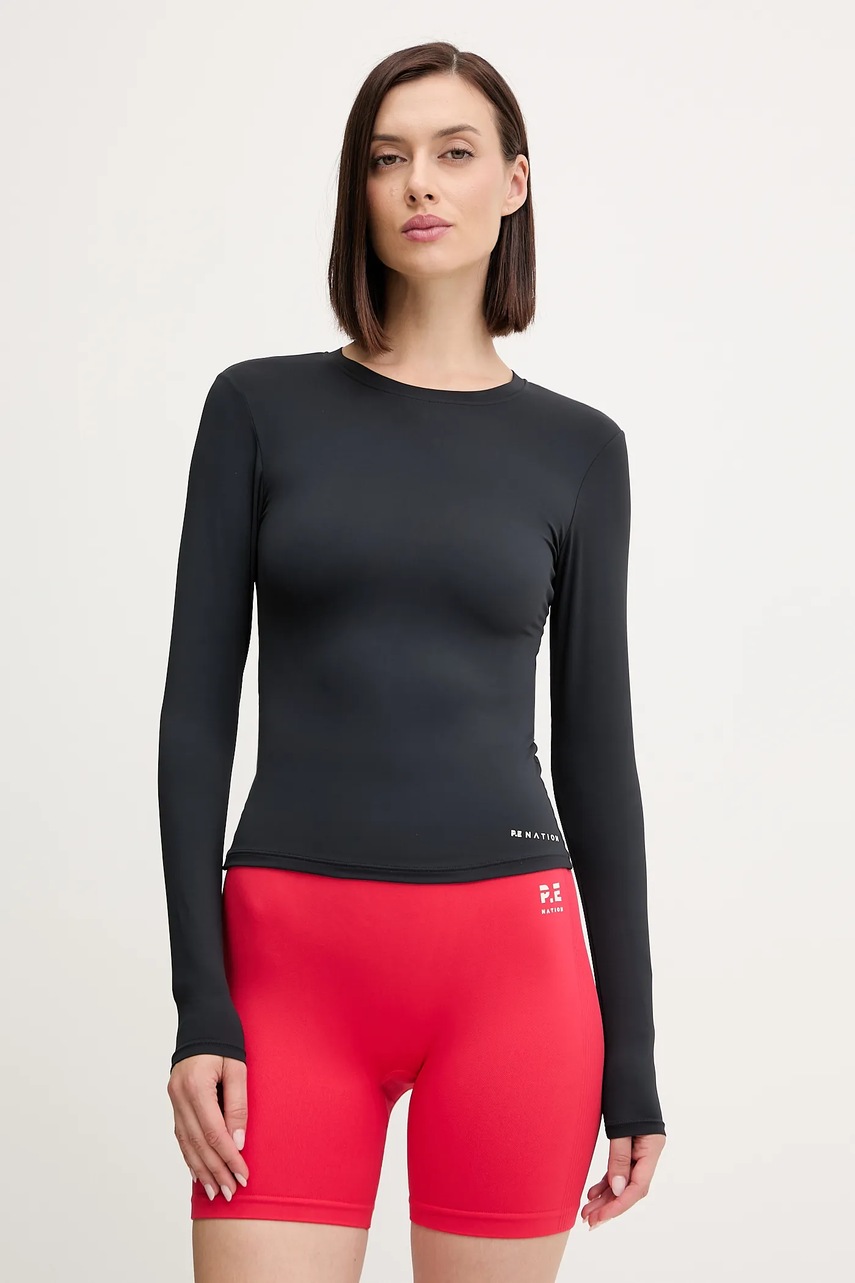 P.E Nation longsleeve Foundation LS culoarea gri, 243L265
