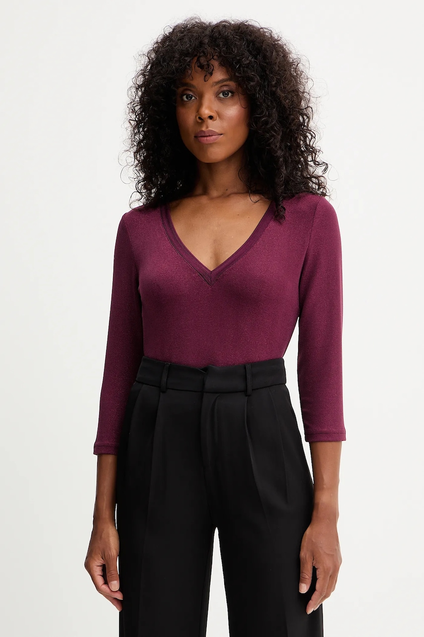 Morgan longsleeve TIWI culoarea bej, TIWI